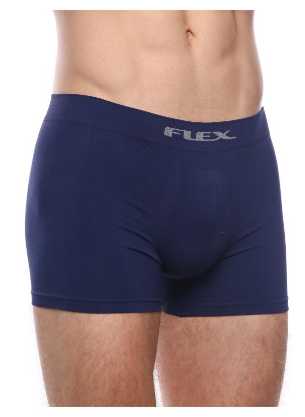 

Трусы-шорты мужские SeamlessFLEX с хлопком синие, L/XL