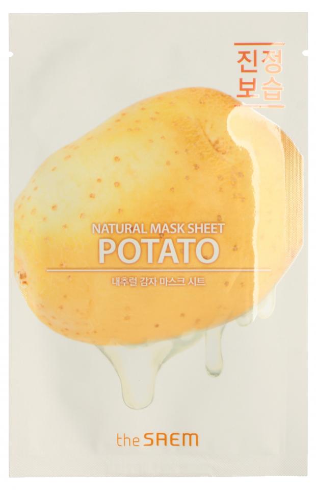 Тканевая маска для лица экстрактом картофеля The Saem Natural, 21 мл