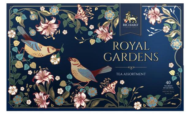 

Чайный набор RICHARD Royal Gardens Tea Assortment Ассорти, 40 сашетов