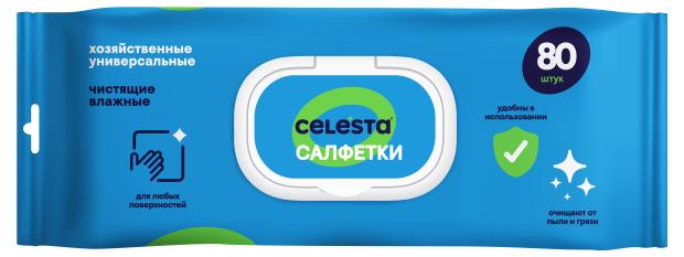 

Салфетки влажные хозяйственный Celesta универсальные, 80 шт