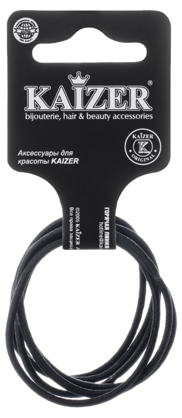 

Резинка для волос Kaizer Колечки тканевая, d 50х3 мм, 6 шт