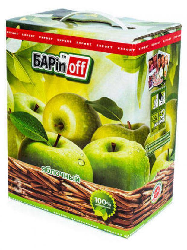 

Напиток яблочный Barinoff сокосодержащий, 3 л