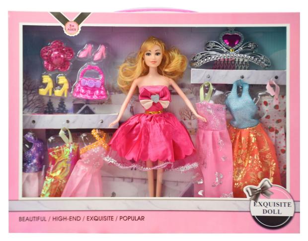 

Игровой набор Кукла с аксессуарами, 12 предметов