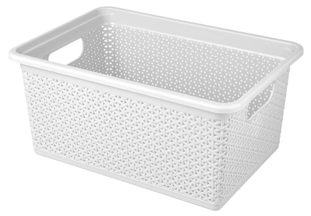 Корзинка плетеная Idiland Wenge универсальная прямоугольная 15 л, 398х273х172 мм