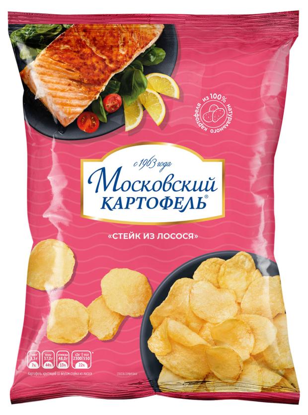 

Чипсы картофельные Московский Картофель Стейк из лосося, 120 г