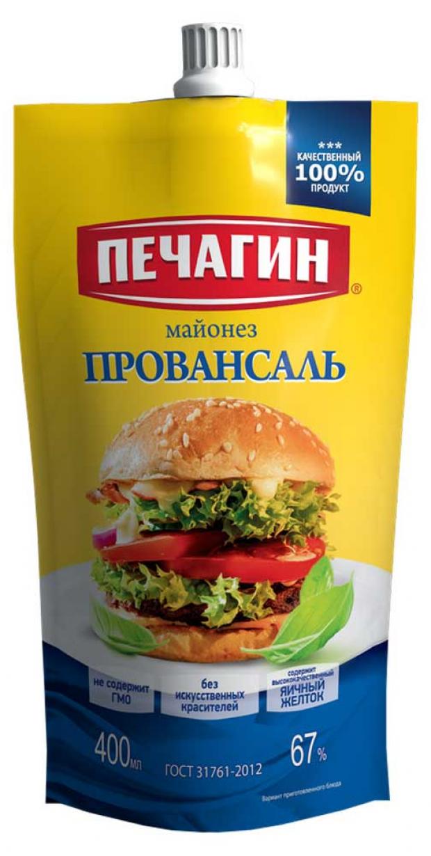Майонез Печагин Провансаль 67%, 400 мл