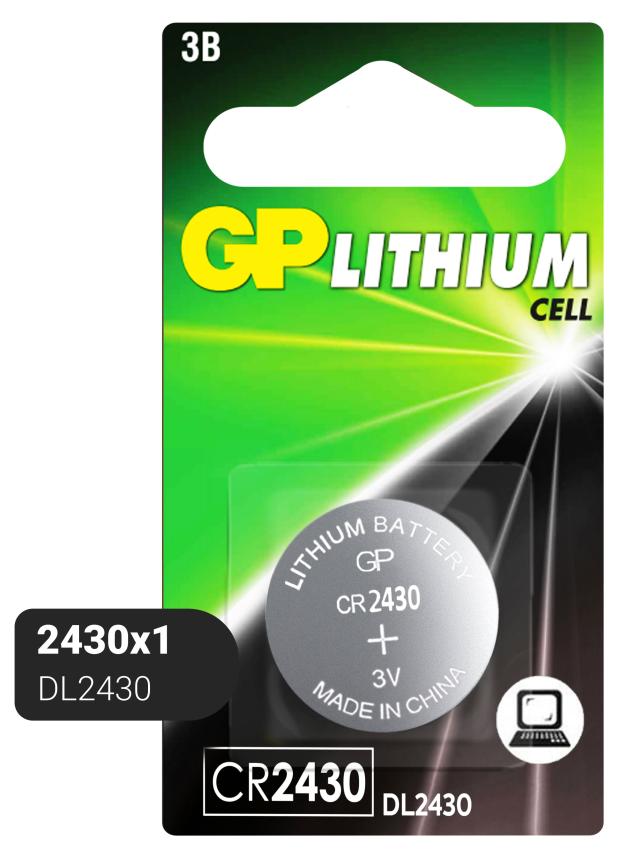 Батарейка GP Lithium CR2430, 1 шт батарейка robiton cr2430 1 шт