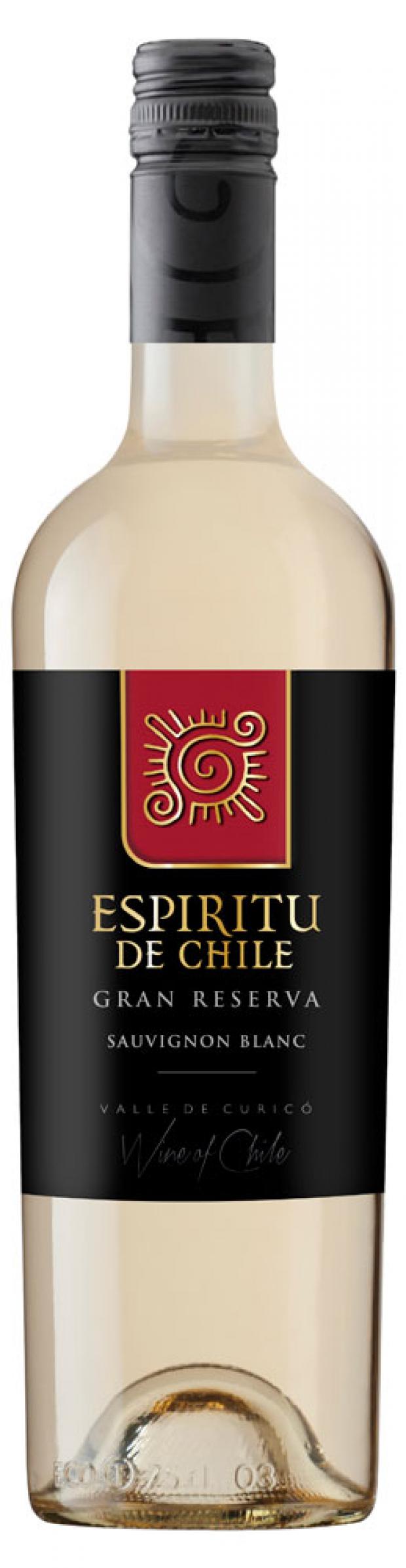 Вино Espiritu de Chile GRAN RESERVA SAUVIGNON BLANC белое сухое Чили, 0,75 л вино mapu sauvignon blanc белое сухое чили 0 75 л