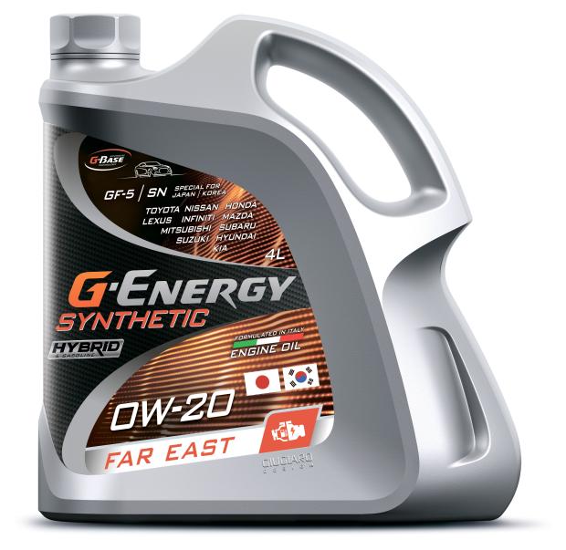 Масло моторное синтетическое G-Energy Synthetic Far East 0W-20, 4 л