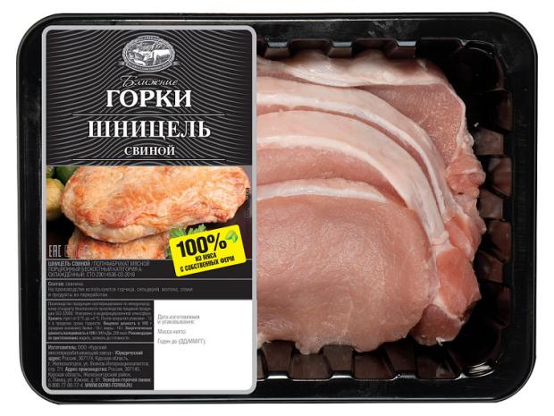 

Шницель свиной Ближние Горки, 400 г