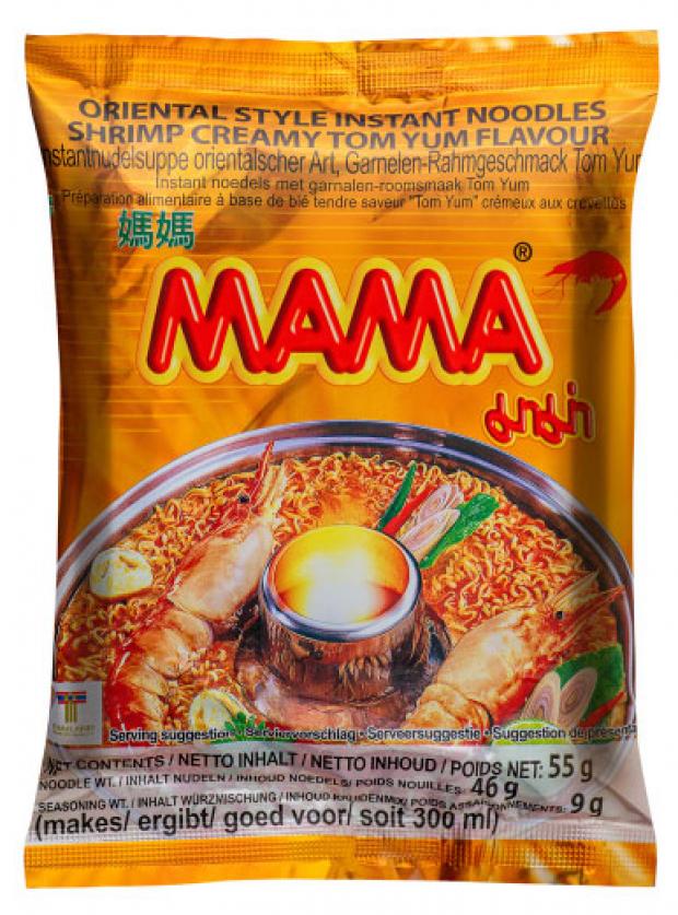 

Лапша MAMA тайская со вкусом кремовый Том Ям, 55 г