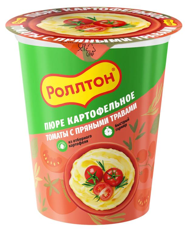 

Пюре картофельное Роллтон Томаты с пряными травами, 55 г