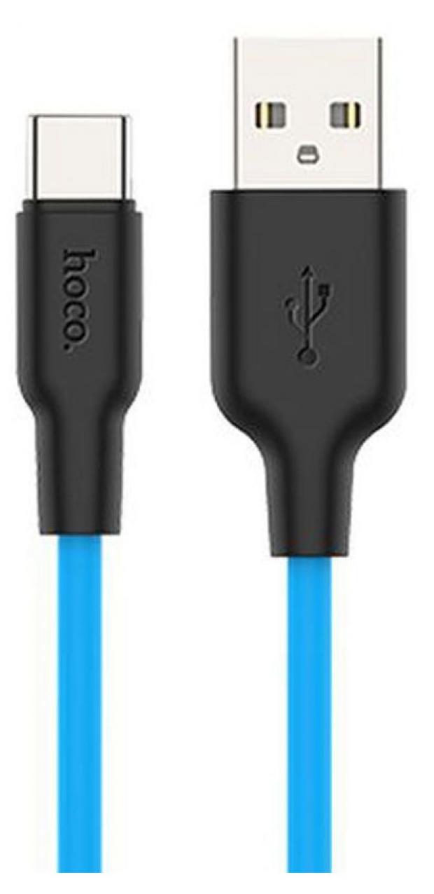 

USB кабель Hoco X21 Type-C синий, 1 м