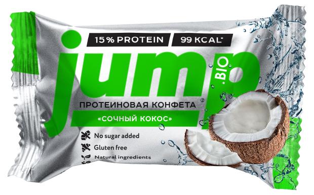 

Конфета протеиновая 15% JUMP.BIO Сочный кокос, 30 г