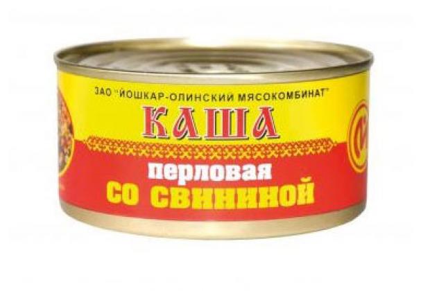 Каша перловая Йошкар-Олинский Мясокомбинат со свининой, 325 г