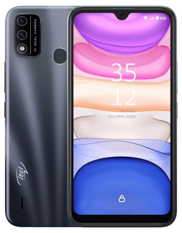

Смартфон Itel A48 DS 2/32GB черный, 6,1"