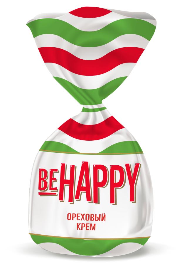 Конфеты Be happy шоколадные с ореховой начинкой, вес