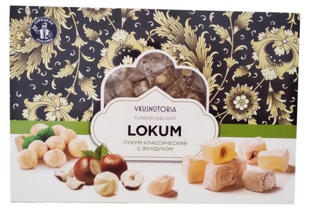 Лукум Vkusnotoria с фундуком, 250 г