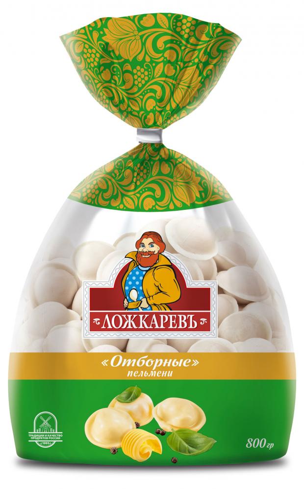 Пельмени Ложкаревъ Отборные 800 г 179₽