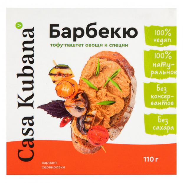 

Тофу-паштет Casa Kubana Барбекю, 110 г