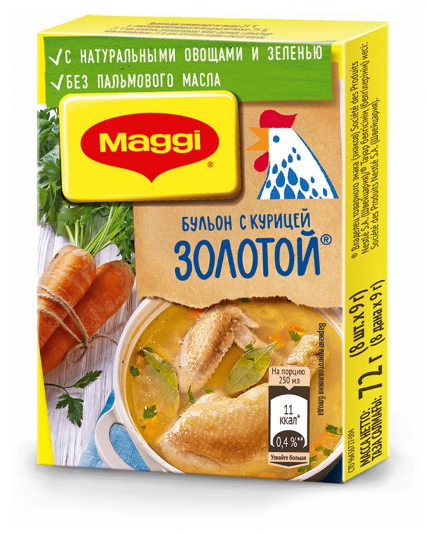 

Бульон куриный Maggi Золотой, 72 г