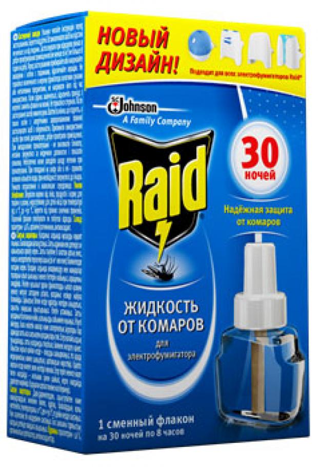 

Жидкость от комаров Raid для электрофумигатора Лаванда на 30 ночей