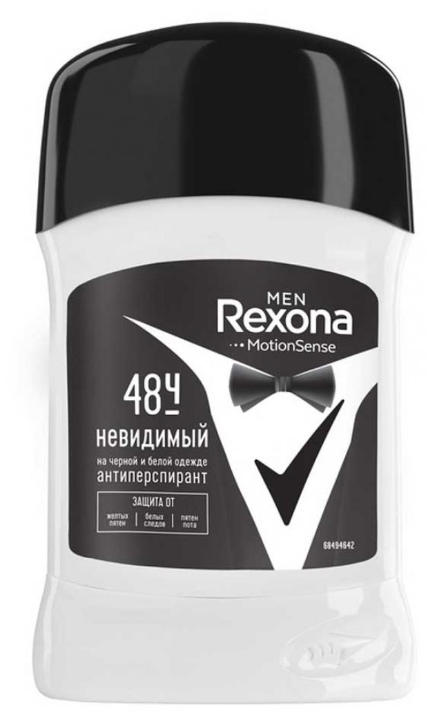 

Антиперспирант стик Rexona Men Невидимый на черном и белом, 50 мл