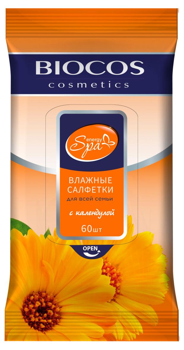 

Влажные салфетки BioCos универсальные для всей семьи, 60 шт