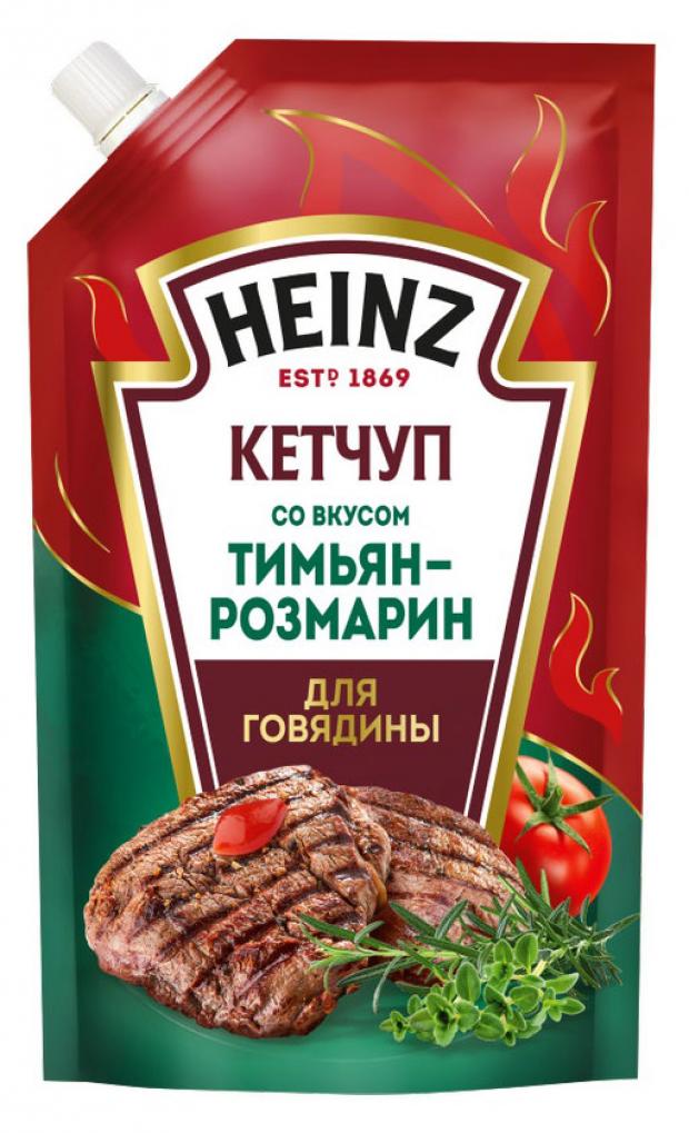 

Кетчуп Heinz Тимьян-розмарин для говядины, 320 г