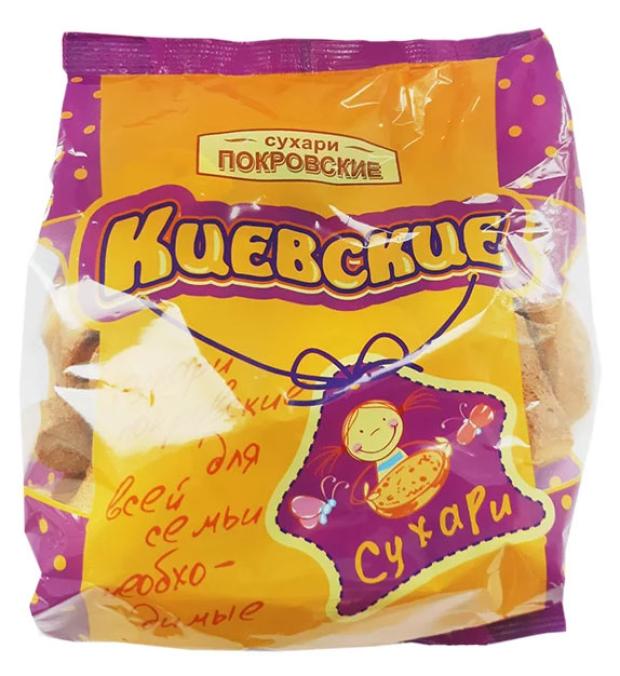 Сухари Покровский Хлеб Киевские с изюмом, 300 г