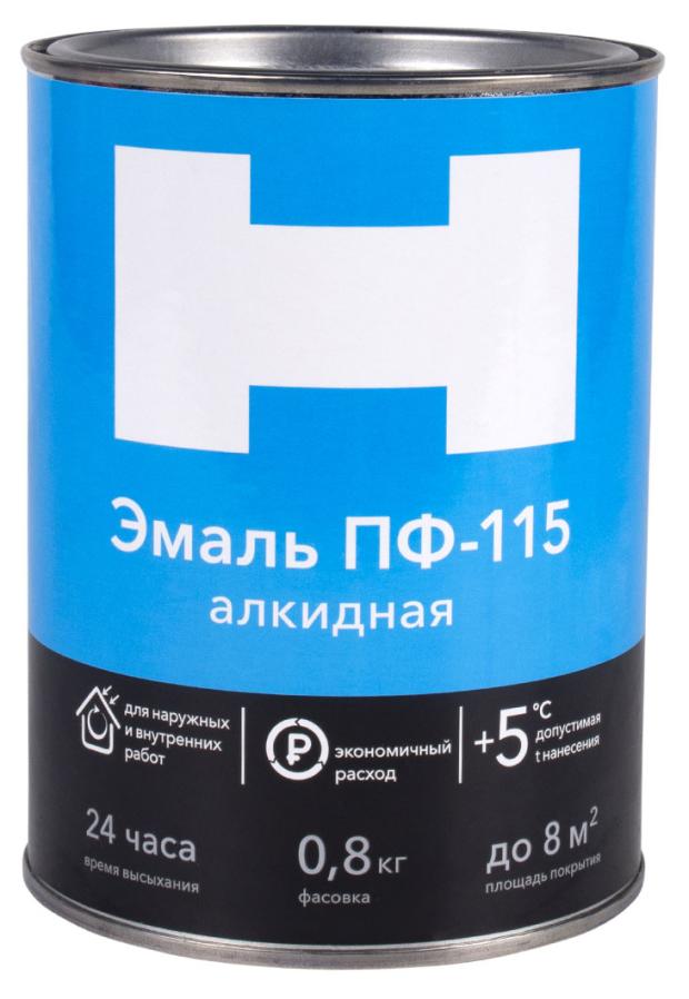 

Эмаль ПФ-115 H алкидная вишневый, 0,8 кг