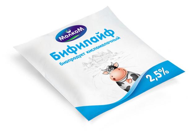 Бифилайф Молком 2,5% БЗМЖ, 500 мл