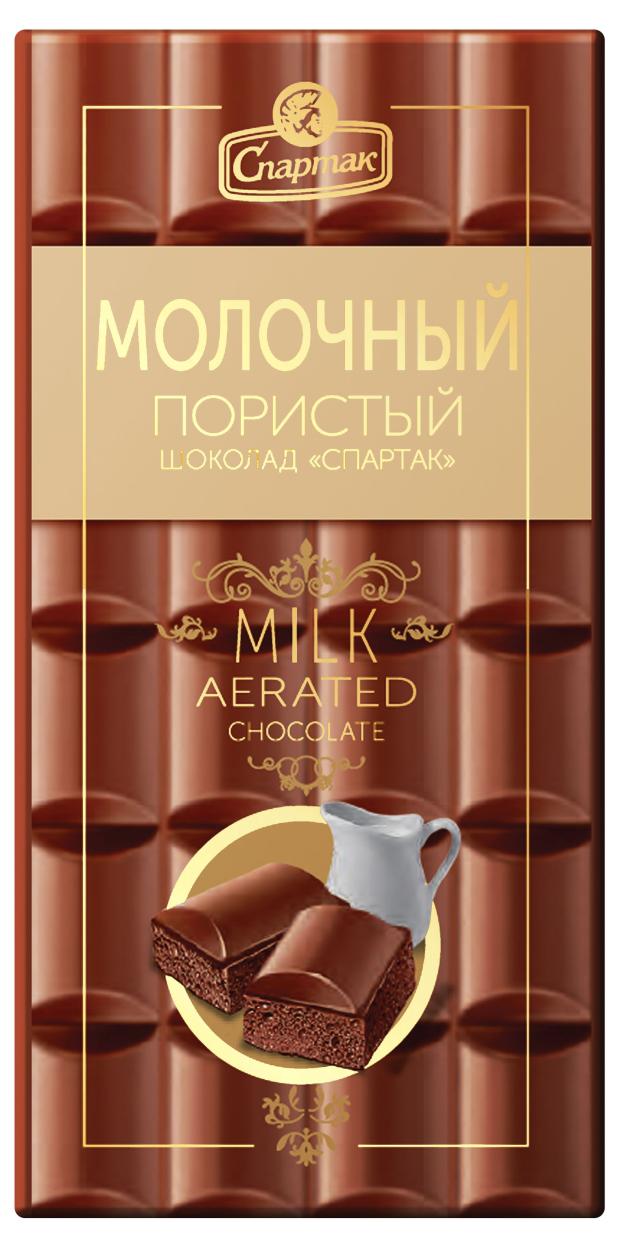 

Шоколад Спартак пористый молочный, 70 г