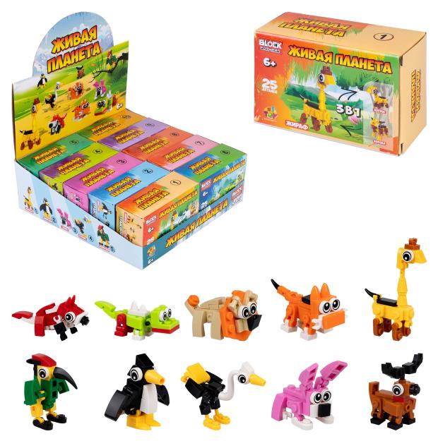 

Конструктор 1TOY BlockL Formers Мой мир, 25 деталей