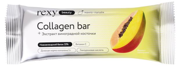 

Батончик Rexy с высоким содержанием белка манго-папайя, 40 г