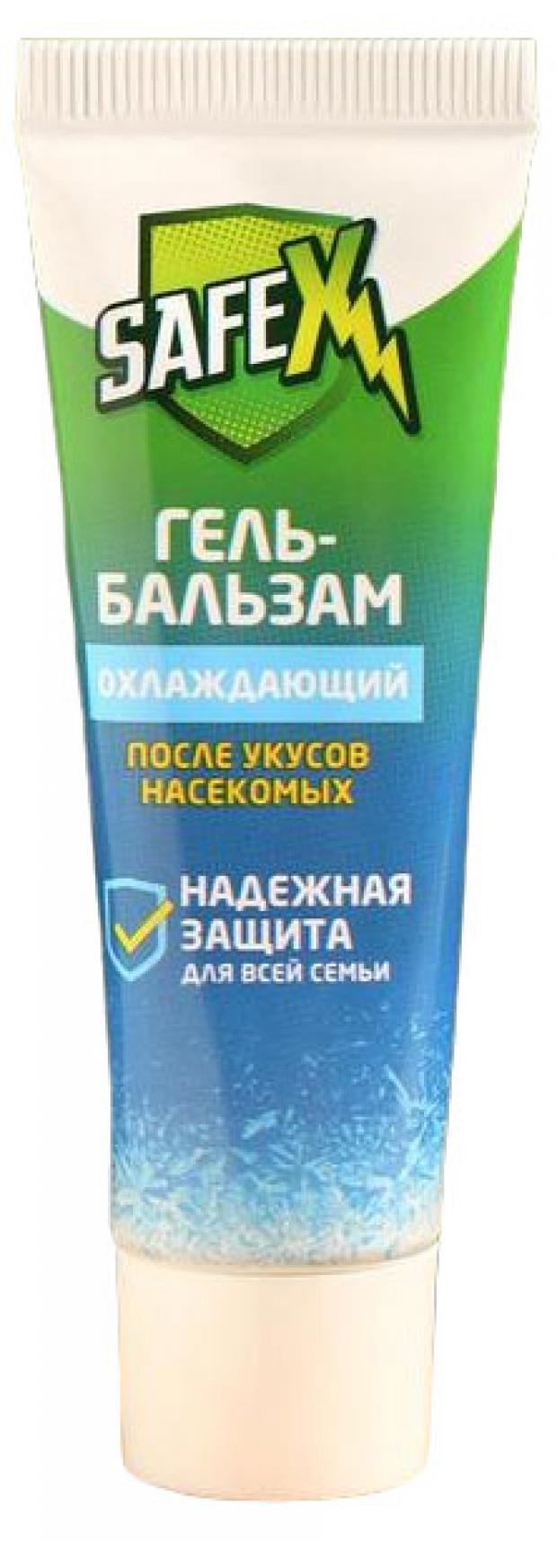 Гель-бальзам после укусов насекомых Safex Охлаждающий, 30 мл