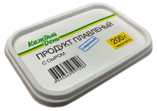 

Продукт плавленый с сыром «Каждый день» Сливочный 50%, 200 г
