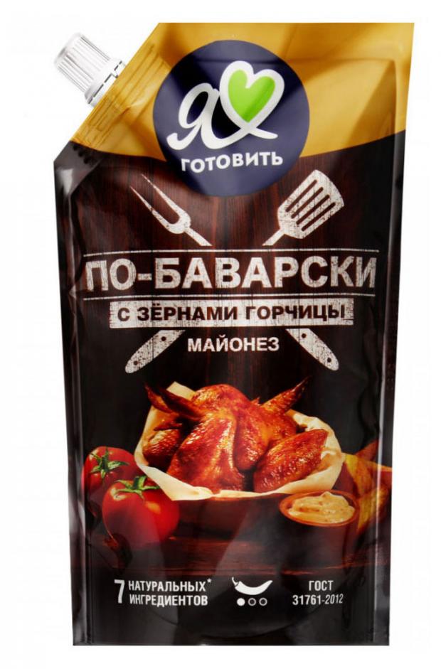 

Майонез Я люблю готовить с зернами горчицы 61%, 350 г