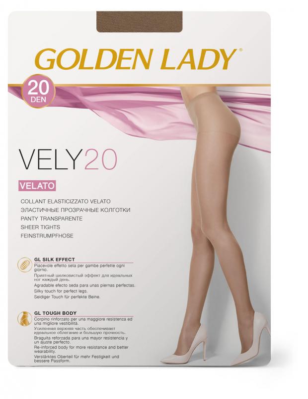 

Колготки женские Golden Lady Vely 20 Melon, размер 4