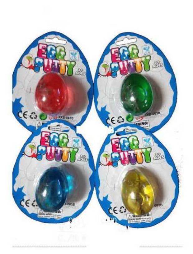 Игрушка-антистресс Junfa Egg putty Лизун