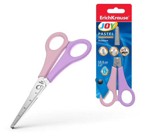 

Ножницы для левшей ErichKrause Joy Pastel 13,5 см, 1 шт