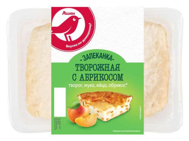

Запеканка АШАН Красная птица с абрикосом, 200 г