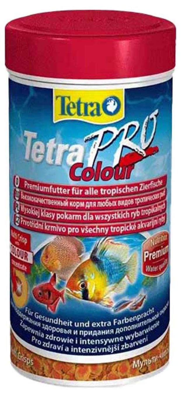 

Корм для тропических рыб Tetra TetraPro Color Crisps чипсы, 250 мл