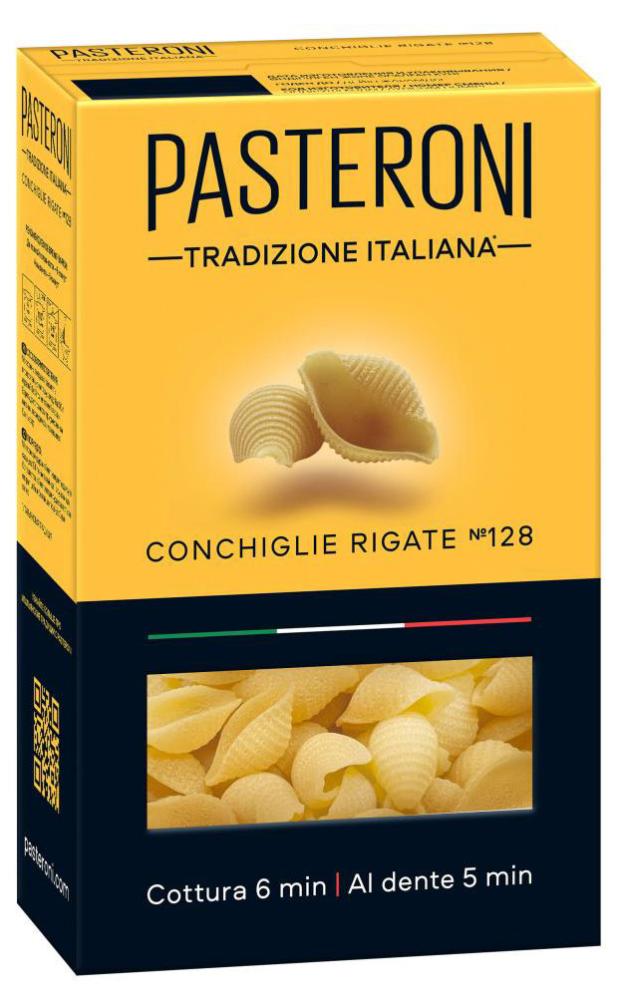 Макаронные изделия Pasteroni Конкилье Ригате 128 400 г 67₽