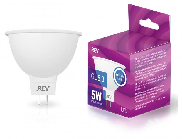 

Лампа светодиодная Rev LED GU5,3 5Вт 220V 4000К