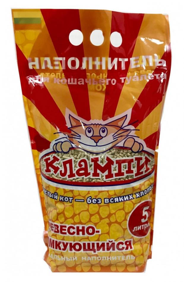 

Наполнитель для кошачьего туалета Клампи древесно-комкующийся, 5 л