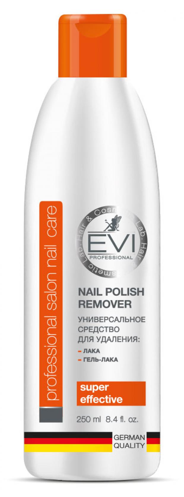 

Средство для удаления лака и гель-лака EVI professional, 250 мл