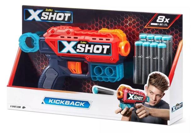 

Бластер ZURU X-Shot Ексель Кикбек