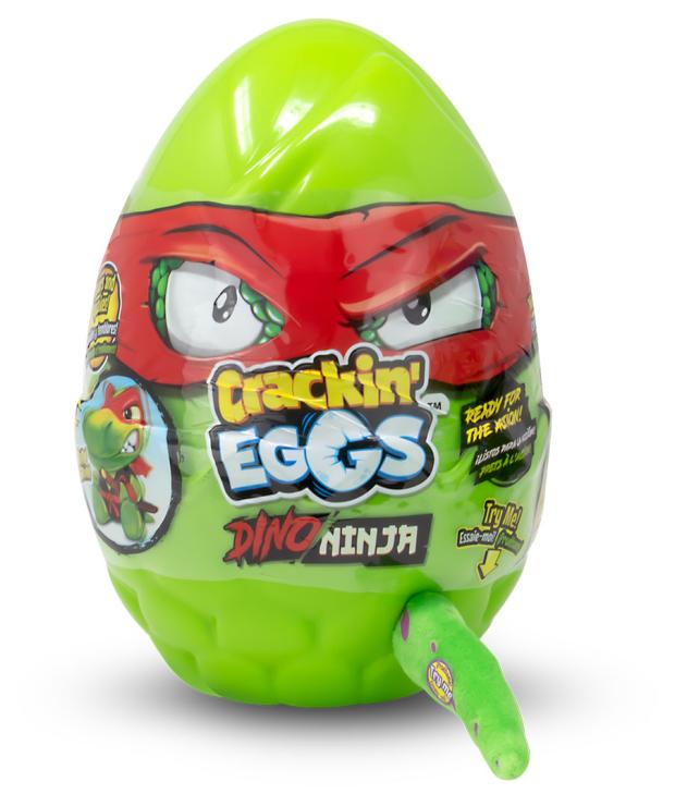 Игрушка-сюрприз мягкая Cracking Eggs Dino Ninja 22 см, 1 шт