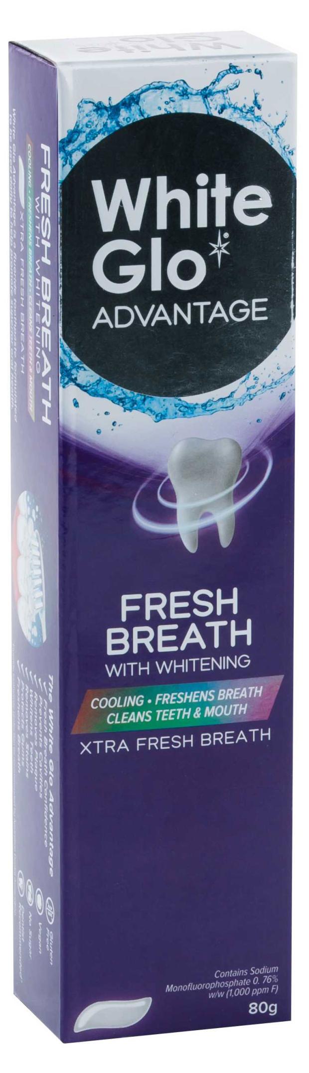 

Зубная паста White Glo Отбеливающая Свежее дыхание, 80 г